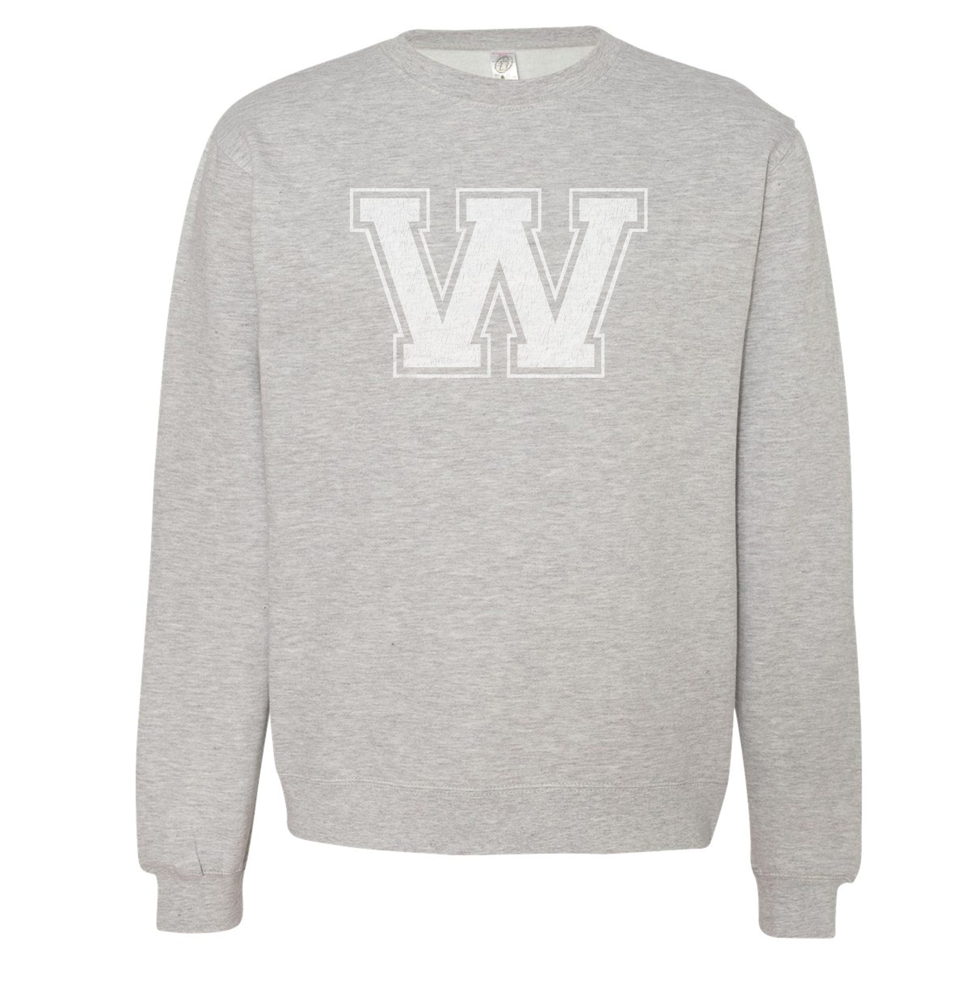 "W" - Vintage - Adult Comfy Sweatshirt