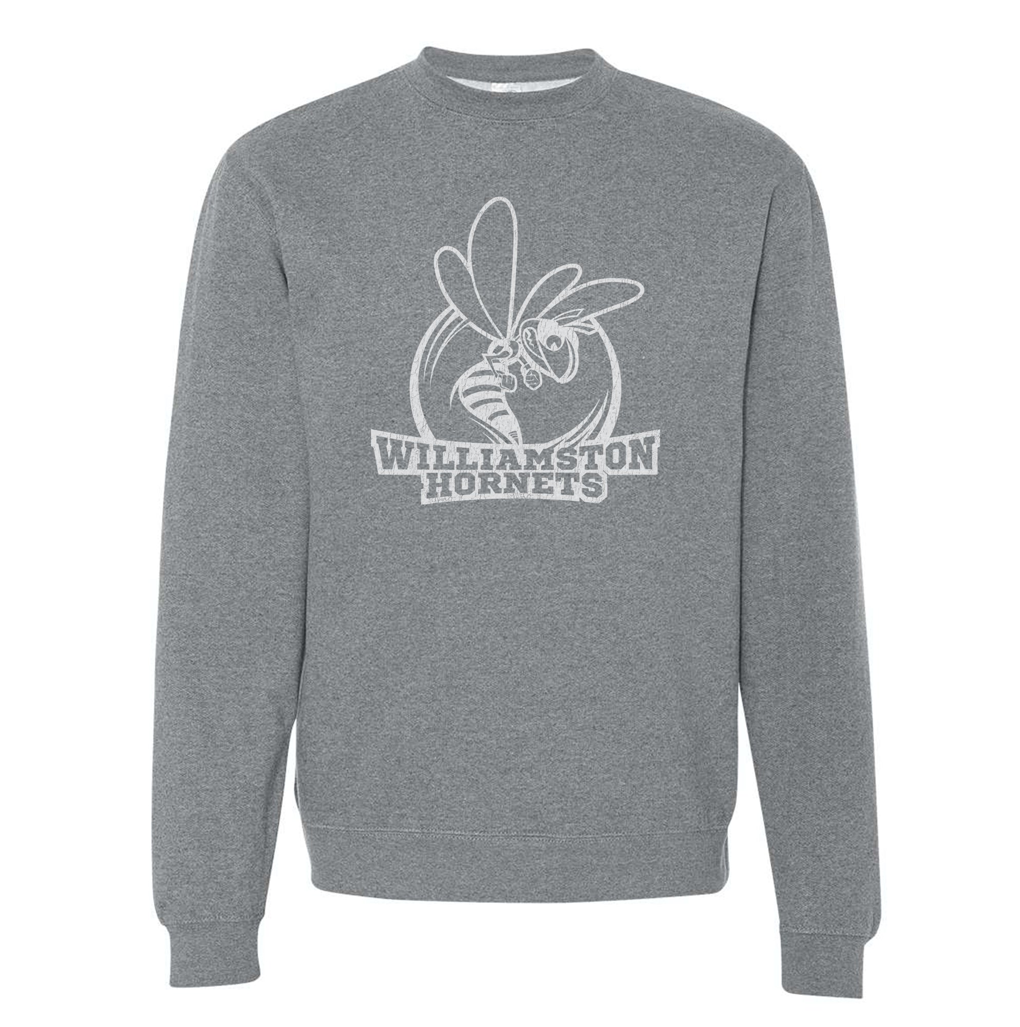 "Williamston" Hornet Outline - Vintage - Adult Comfy Sweatshirt