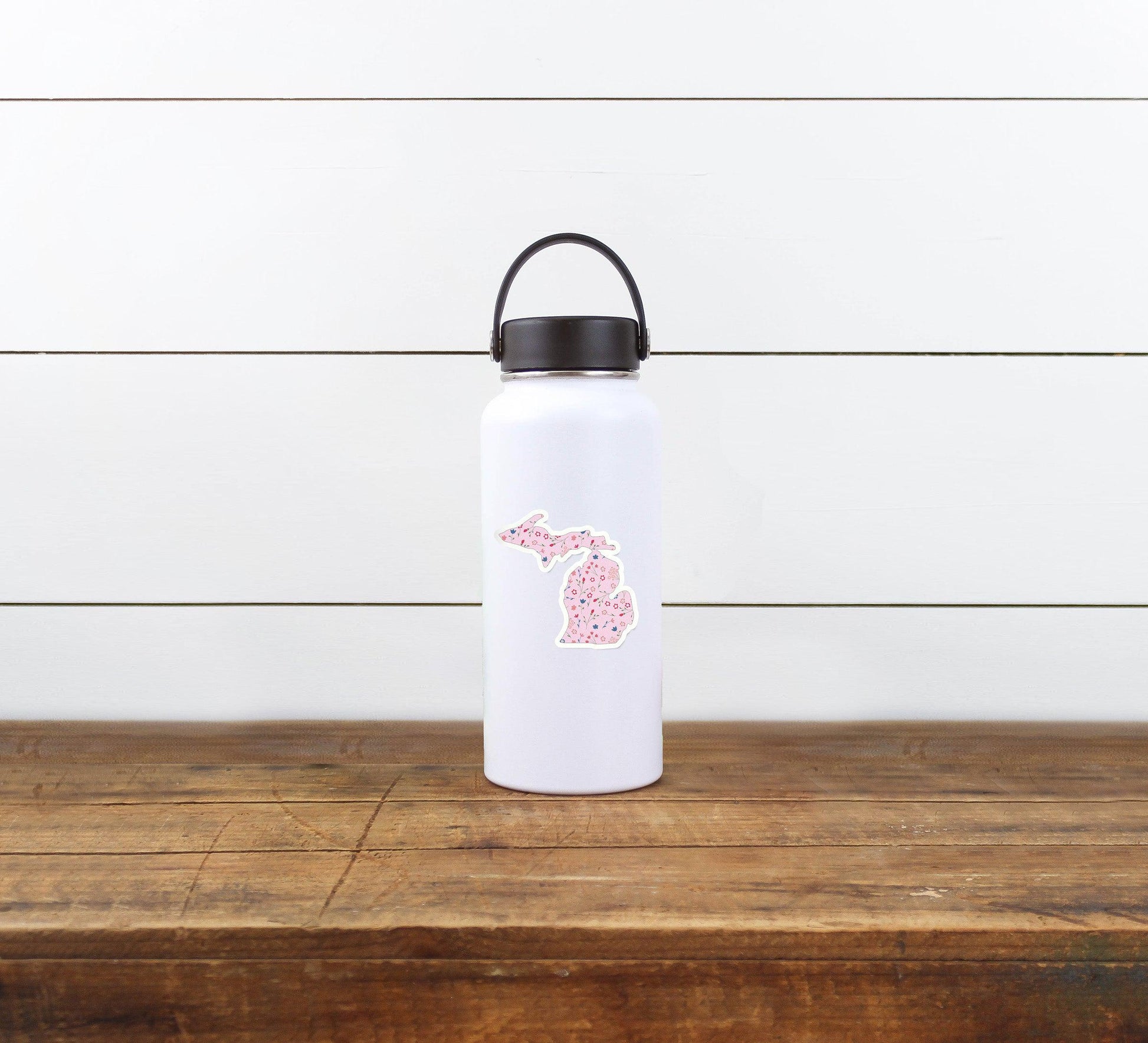 Wildflower -Pink - Michigan Waterproof Sticker (3" X 3")