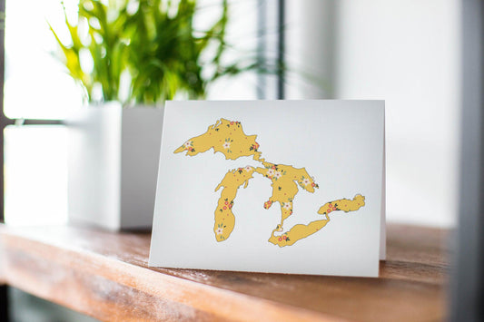 Wildflower - Yellow - Great Lakes Greeting Card