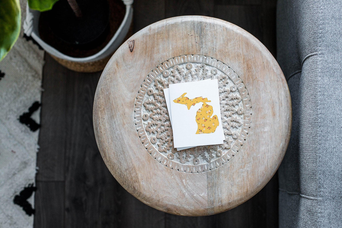 Wildflower - Yellow - Michigan Greeting Card