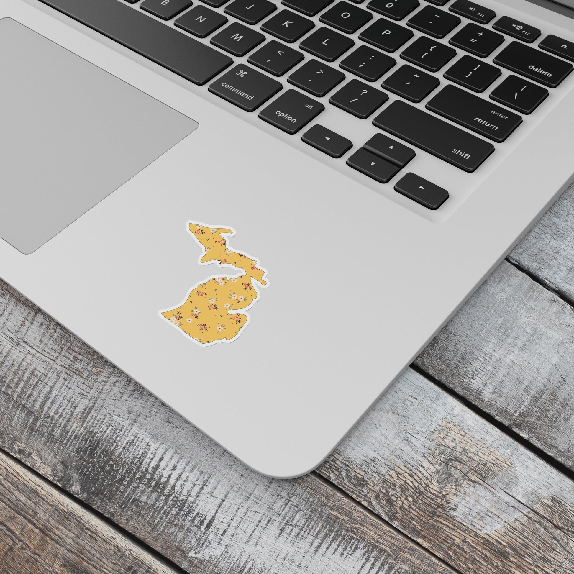 Wildflower - Yellow - Michigan Waterproof Sticker (3" X 3")
