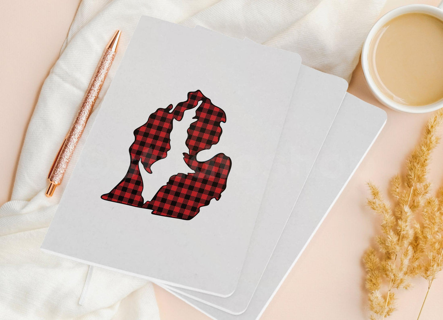 Plaid - Red - Up Inside Lp - Pocket Journal